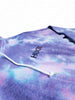 Tie Dye Hoodie Purple Petals - Hudivyn Premium Cotton Pullover Hoodie