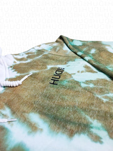 Tie Dye Hoodie Brown Tea - Hudivyn Premium Cotton Pullover Hoodie